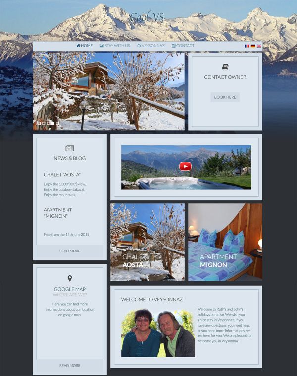 Création des sites internet / web, photographie & vidéo - Sion - Martigny - Sierre - Valais